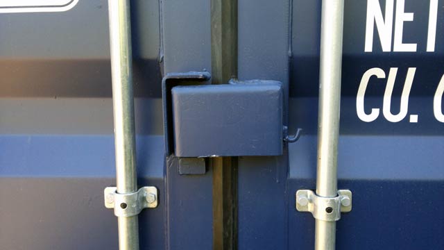 shipping container lock box