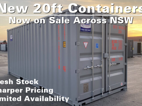 New Single‑Use 20ft Containers — Now on Sale Across NSW New Single‑Use 20ft Containers — Now on Sale Across NSW