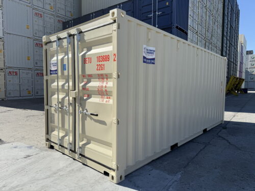New Single‑Use 20ft Containers Beige - Now on Sale Across Sydney NSW New Single‑Use 20ft Containers Beige - Now on Sale Across Sydney NSW