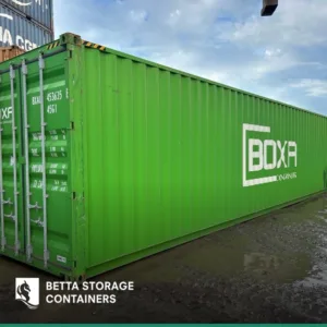 Second-hand 40ft high cube shipping container sale stock - Betta Storage