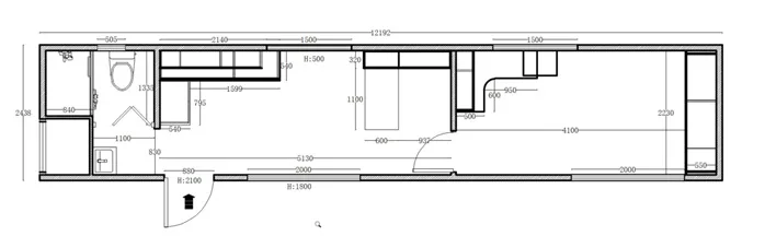 40ft High Cube Container Home — Betta Storage 40ft high cube container home with ensuite and kitchenette for sale, Sydney NSW
