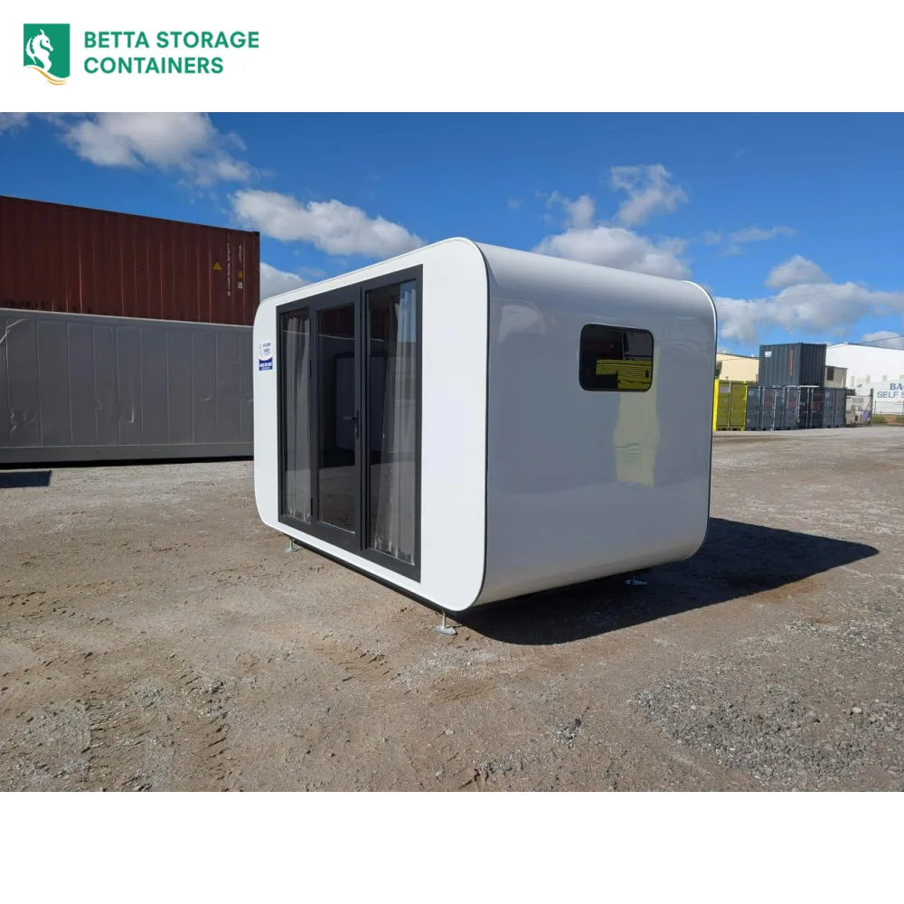 4m pod house, front exterior, for sale Sydney